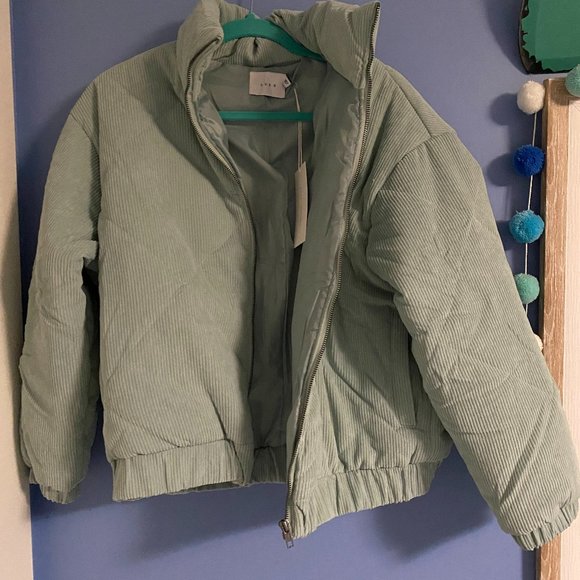 NWT Corduroy Puffer Jacket - Picture 1 of 3